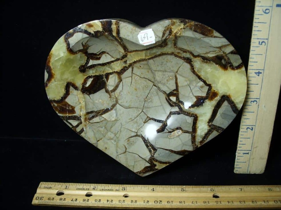 Stone Carvings StonesBones | Large Septarian Change Tray (052923N) - The Stones & Bones Collection